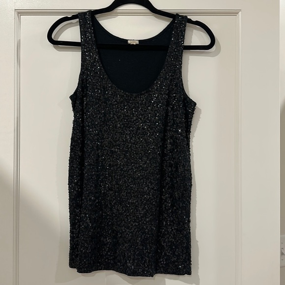 Jcrew Sequin tank top - Picture 1 of 3
